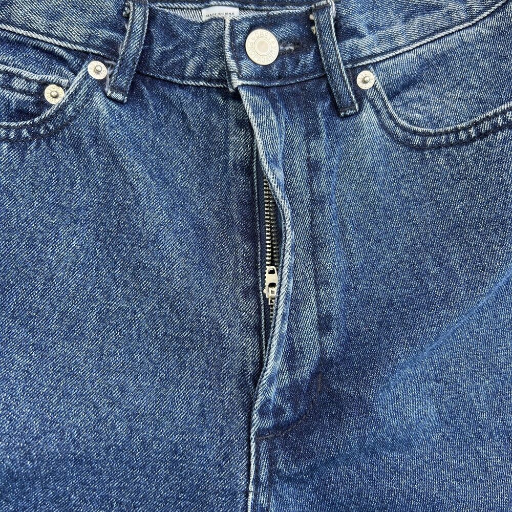 Obey Straight Leg Jeans Womens 25 Blue Denim Medium Wash Regular Fit Casual Wear - Picture 2 of 12